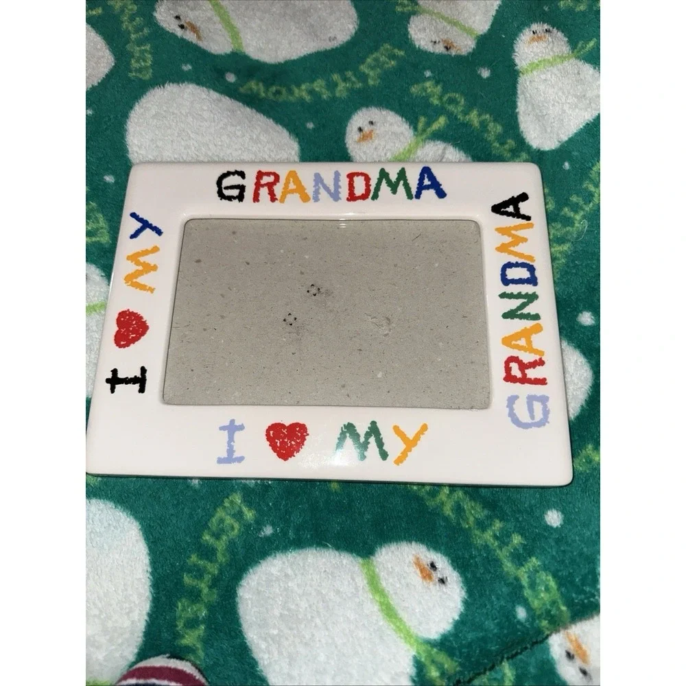 I Love My Grandpa Ceramic Tabletop Photo Frame